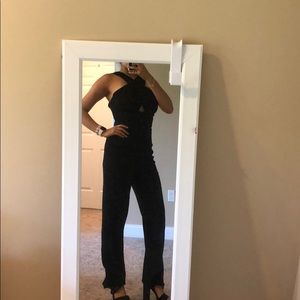 Chic Black Backless Jumpsuit from Bebe